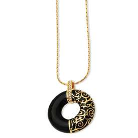 Jacqueline Kennedy Parisian Love Circle Necklace  