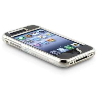 Crystal Hard Case+Privacy Protector for iPhone 3 G 3GS  