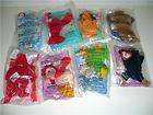 Ty Beanie Babies, Mixed Lot of 8, McDonalds Happy Meal