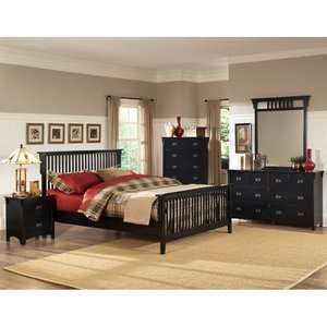 Homelegance Canton Maloney 5 Piece Bedroom Set in Black  