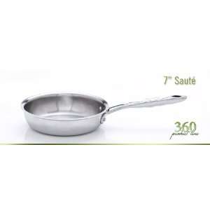  7 Saute & Frying Pan Made in USA by 360 Cookware: Kitchen 