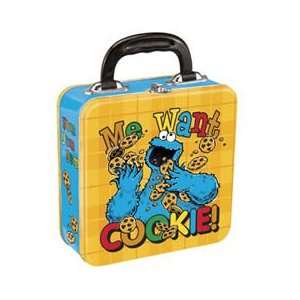  Cookie Monster Me Want Cookie Tin Lunch Box: Office 