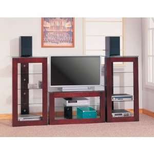 Wildon Home 5796 Stafford VCR Stand in Dark Brown 