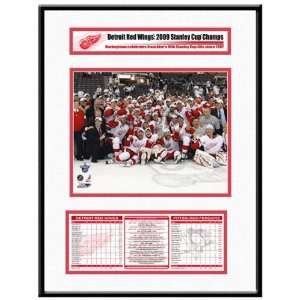Detroit Red Wings 2009 Stanley Cup Champions Frame:  Sports 