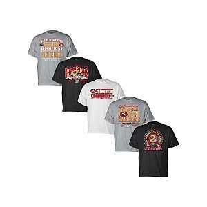   Super Bowl Champions T Shirts  5 Pack   Exclusive Xx Large