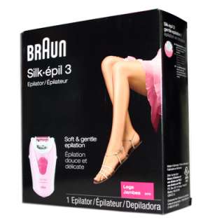 NEW Braun 3170 Silk Epil 3 Epilator Hair Removal System Pink 2012 