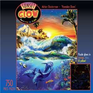  750 Piece Sunset Glow Puzzle: Toys & Games