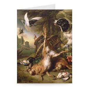 Still Life with Dead Game and Hares by Jan   Greeting Card (Pack of 