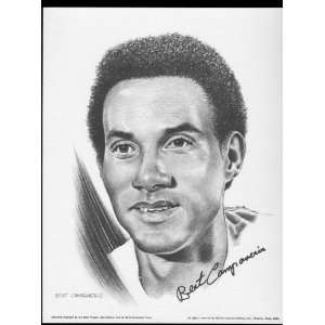 1974 Bert Campaneris Oakland Athletics Lithograph  Sports 