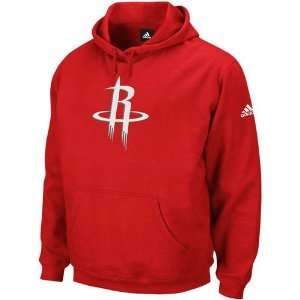 adidas Houston Rockets Red Playbook Pullover Hoody Sweatshirt (X Large 