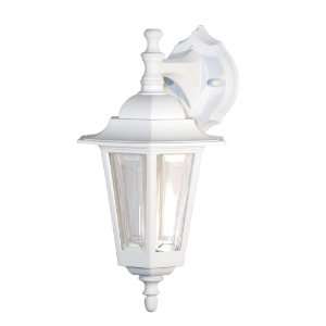 Adjusta Post Classic One Light Outdoor Downward Wall Sconce, White 