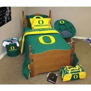  Oregon Ducks NCAA Bed in a Bag   Full/Queen: Sports 