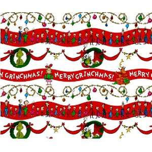   Christmas Grinch Whoville Stripe Red White Arts, Crafts & Sewing