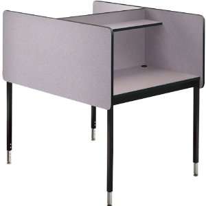  Modular Study Carrel   Double Sided   Starter   24 29H 