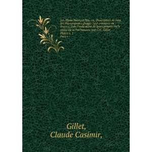   Gillet. Plates v. 1 Claude Casimir, Gillet  Books