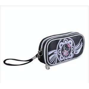 Hello Kitty makeup and brush with mirrors zippered pouch case bag AND 