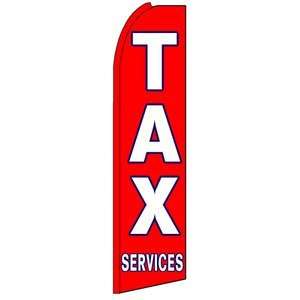  Ad Banner Flutter Flag 16 Complete Kit, Tax Services 