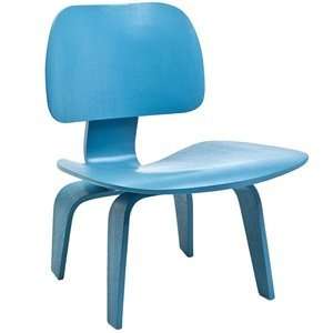  Molded Plywood Lounge Chair in Light Blue: Home & Kitchen