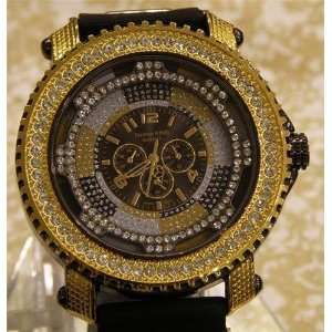   New Large *Bling Bling* Hip Hop Mens Watch W Crystal 