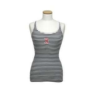   Assembly Rib Knit Tank by Concepts Sport   Navy/White Extra Large