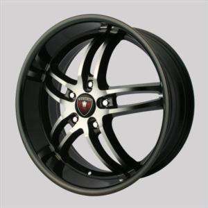 22S Merceli M16 NEW black 4 wheels rims&4 tires  