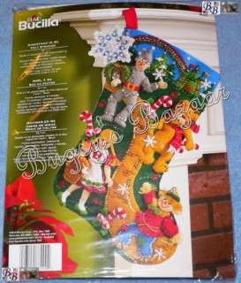 Bucilla Wizard of CHRISTMAS IN OZ Felt Stocking Kit  