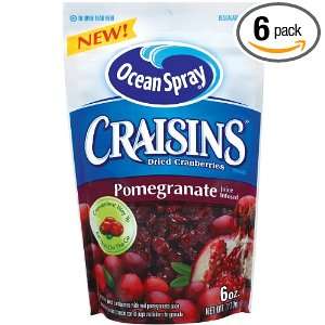 Ocean Spray Craisins Sweetened Dried Cranberries Pomegranate Flavored 