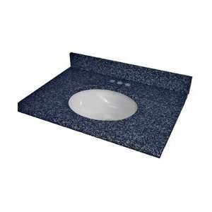   Granite Vanity Top White Bowl PE31905 Blue Pearl: Home Improvement