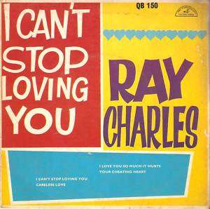 RAY CHARLES LOT OF 6 RECORDS 7 SINGLE EP 45  