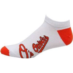   MLB Baltimore Orioles White Team Logo Ankle Socks: Sports & Outdoors