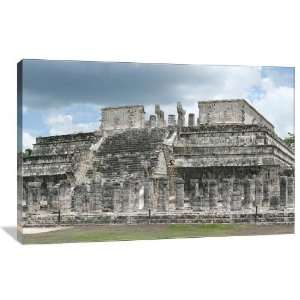  Temple of Warriors, Chichen Itza, Mexico   Gallery Wrapped 