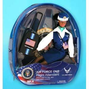   : Air Force One Flight Attendant DOLL AFRICAN American: Toys & Games