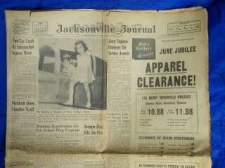 Jacksonville Journal June 16 1950 Newspaper Florida 4955  