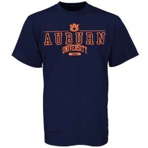  Tommy Hilfiger Auburn Tigers Navy Blue Established T shirt 