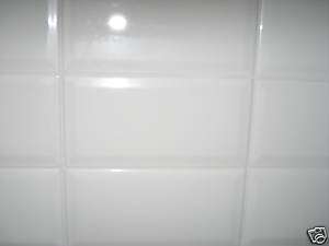 PALLETS OF 4X8 WHITE CERAMIC WALL TILES  SUBWAY STYLE  
