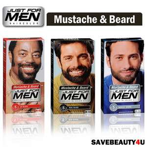   FOR MEN Mustache and Beard Brush In Color Gel 5 Easy Minutes  3Colors