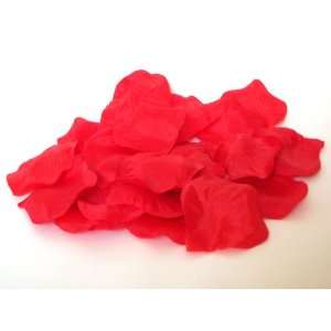  144 pcs Wedding Flower petals Fabric Wedding petals (Red 