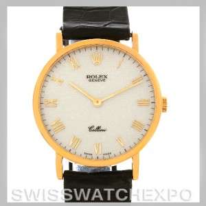   Cellini Classic 18k Yellow Gold Ivory Jubilee Dial Watch 5112  