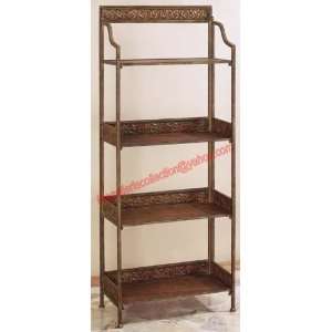   BAKER STAND / BOOK SHELF with Antique Rustic Color