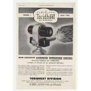   Toridheet Model J Gun Type Oil Burner Print Ad: Home & Kitchen