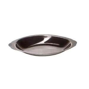    Stainless Steel 20 Oz. Oval Au Gratin Dish: Kitchen & Dining