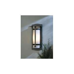   G248 Sonora 1 Light Outdoor Wall Light in Natural Iron with Opal glass