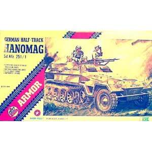  Vintage AHM 1/72 German Hanomag Half Track Kit: Everything 