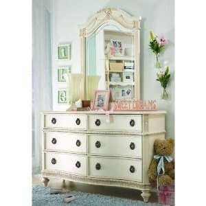  Lea Emmas Treasures Double Dresser with Mirror