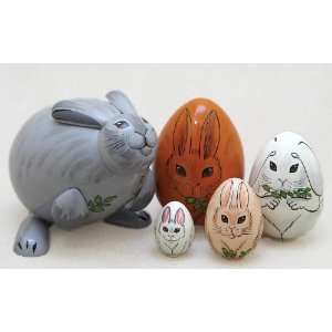  Rabbit Nesting Egg 5pc./4 Toys & Games