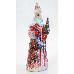  Carved Father Frost Ornament 4.5 Home & Kitchen