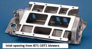 New! Weiand B/B Chevy 671 blower supercharger manifold  