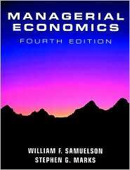 Managerial Economics, (0470000449), William F. Samuelson, Textbooks 