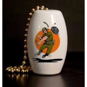  Grenade Soldier Porcelain Fan / Light Pull: Home & Kitchen