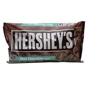  Hersheys Mint Chocolate Chips Tollhouse Morsels (8 Count 